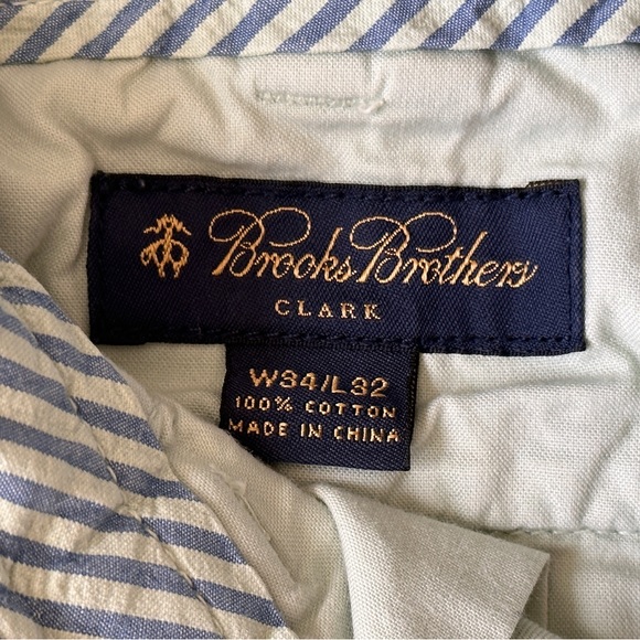 Brooks Brothers Men’s chinos pants 34/32 Sea Foam Green color. - Picture 4 of 5